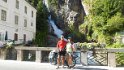 Pier e Rita sulla cascata a Bad Gastein (A)